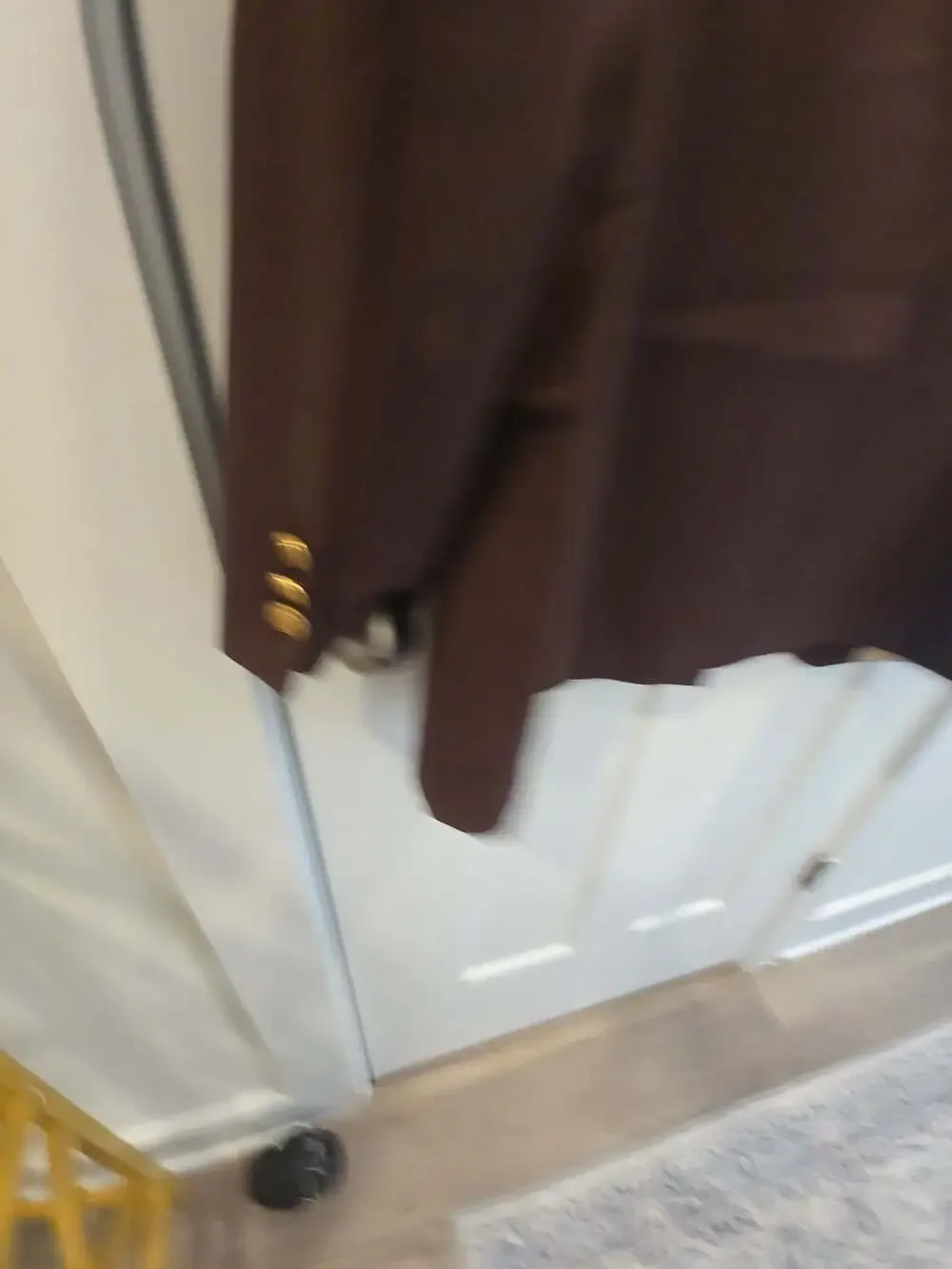 Classic Collection Separates Vintage Men's Brown Two-Button Blazer